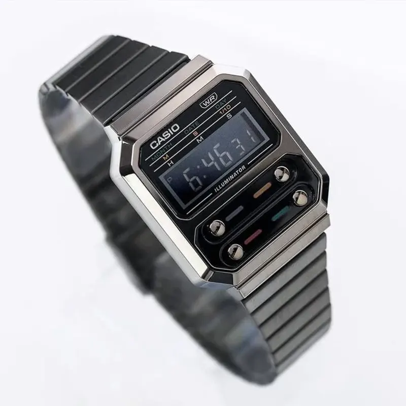 Casio Vintage Dark Grey Digital Dial Watch | A100WEGG-1A